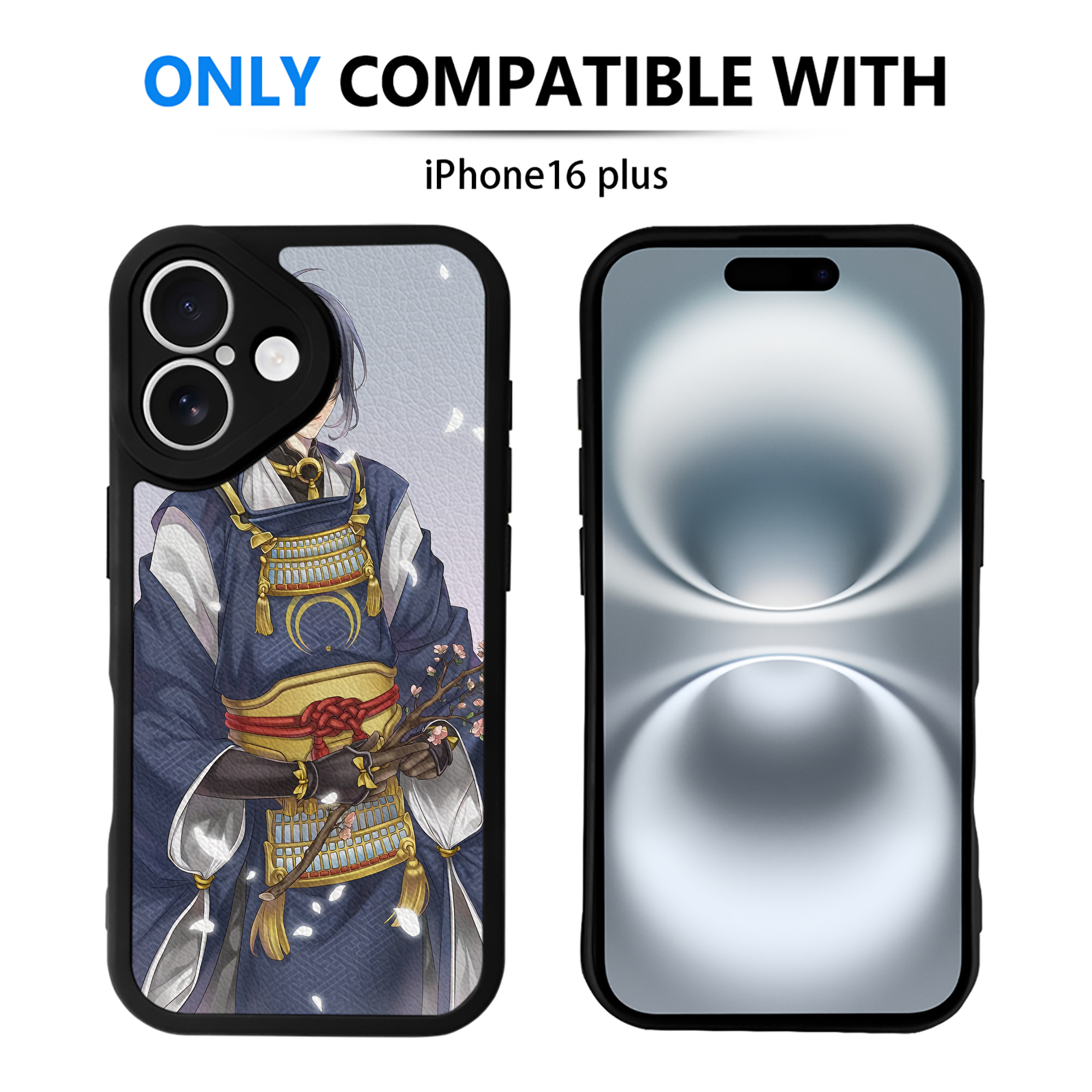 （画像用） 刀剣乱舞 Touken Ranbu 【iPhone 16シリーズ対応】シリコンスマホケース（レザー調） 材質：シリコン